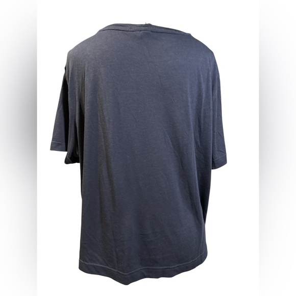Adidas Women’s Dark Blue Logo Tee - Picture 5 of 5
